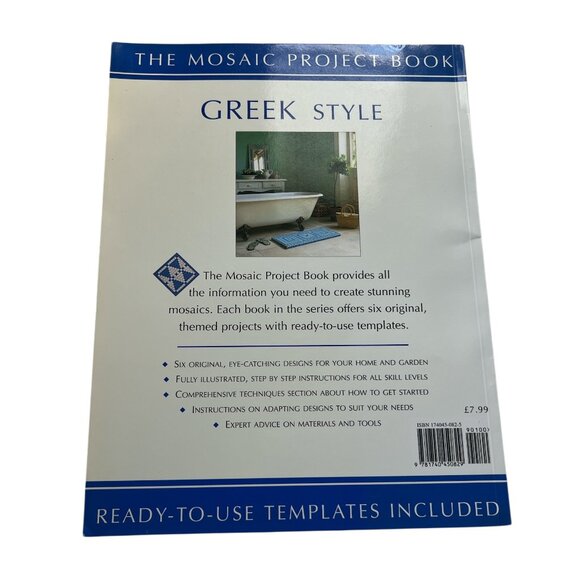 BOOK The Mosaic Project Book Greek Style Templates Step by Step Instructions - Picture 2 of 5